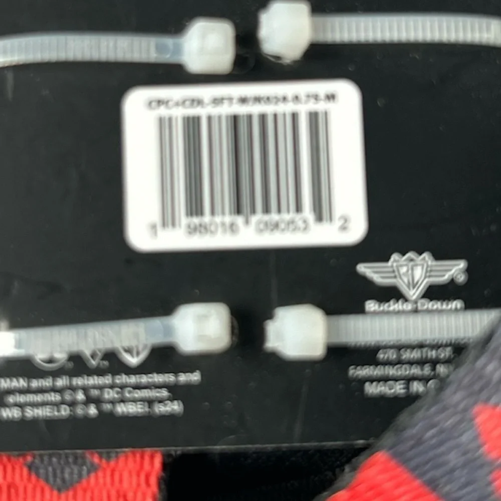 DC Comics Harley Quinn Buckle-Down dog collar leash set